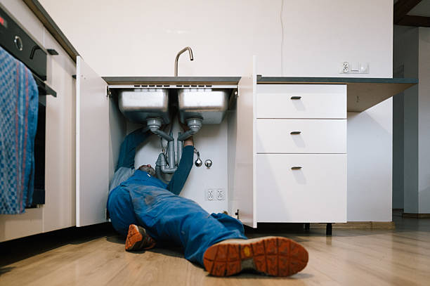 Professional Drain Cleaning technician working in Indian Head, PA